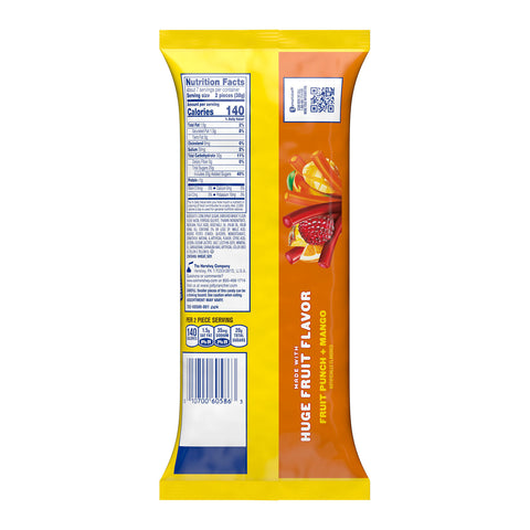 JOLLY RANCHER Ropes Fruit Punch and Mango Flavored Candy Bag, 10 oz