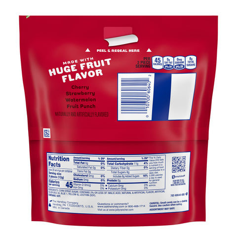 JOLLY RANCHER Awesome Reds Assorted Fruit Flavored Hard Candy Bag, 11.2 oz