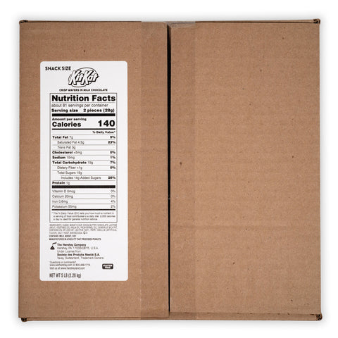 KIT KAT® Milk Chocolate Wafer Candy Bars Snack Size 5lb Bulk Box