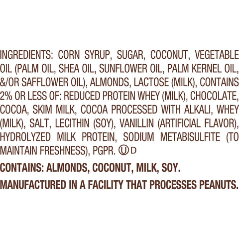 ALMOND JOY Coconut and Almond Chocolate Candy Bars, 1.61 oz (24 Count)