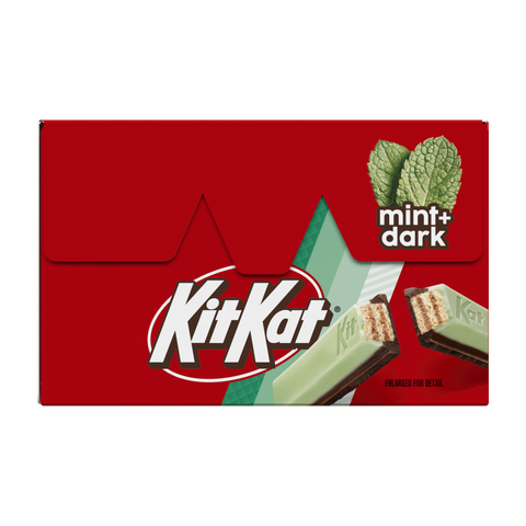 KIT KAT® DUOS Dark Chocolate and Mint Wafer Candy Bars, 1.5 oz (24 Count)