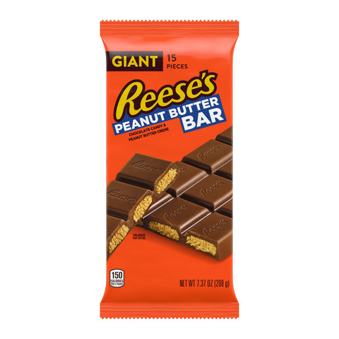 REESE'S Chocolate Candy Peanut Butter Creme 7.37oz Giant Bar