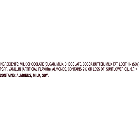 HERSHEY'S NUGGETS Milk Chocolate with Almonds Candy Share Pack, 8.8 oz