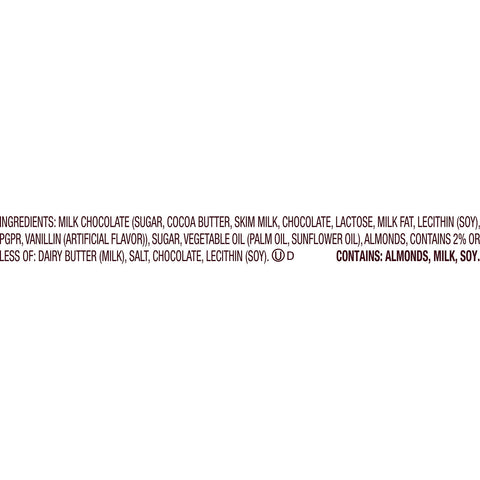 HERSHEY'S NUGGETS Milk Chocolate, Toffee and Almonds Candy Share Pack, 9 oz