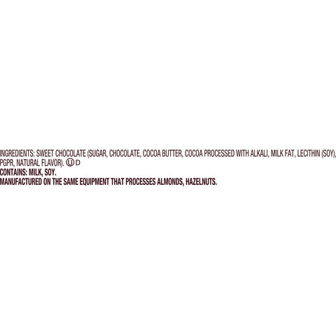 HERSHEY'S KISSES SPECIAL DARK Mildly Sweet Chocolate Candy Share Pack, 8.7 oz