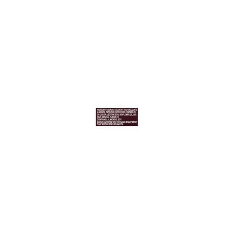 HERSHEY'S Plant Based Oat Extra Creamy Milk Chocolate with Almond & Sea Salt Candy Bars, 1.55 oz (12 Count)