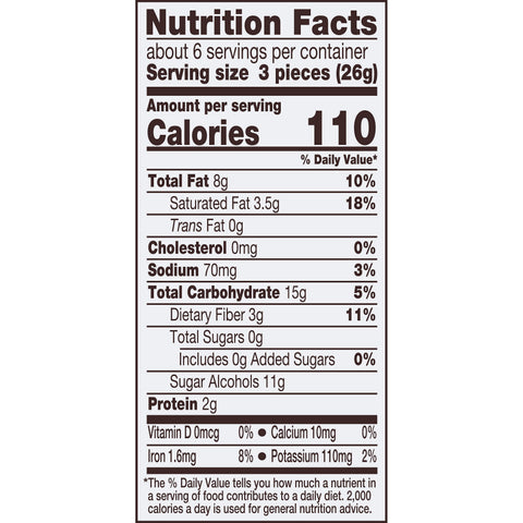 REESE'S Zero Sugar Miniatures Dark Chocolate Peanut Butter Cups Candy Bag, 5.1 oz
