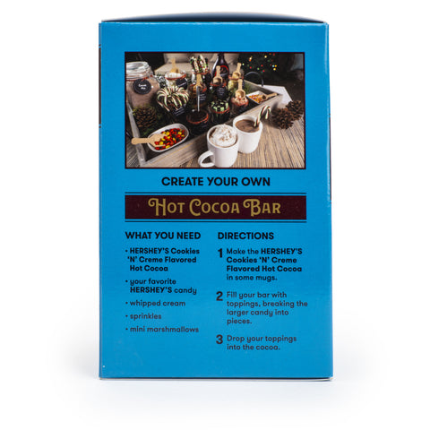 HERSHEY'S Cookies 'n' Cream Hot Cocoa Mix, 0.88oz (6 Count)