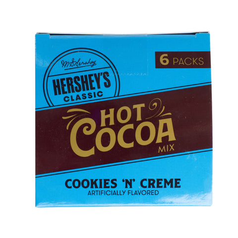 HERSHEY'S Cookies 'n' Cream Hot Cocoa Mix, 0.88oz (6 Count)