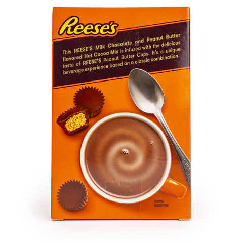 REESE'S Milk Chocolate and Peanut Butter Hot Cocoa Mix, 0.88oz (6 Count)