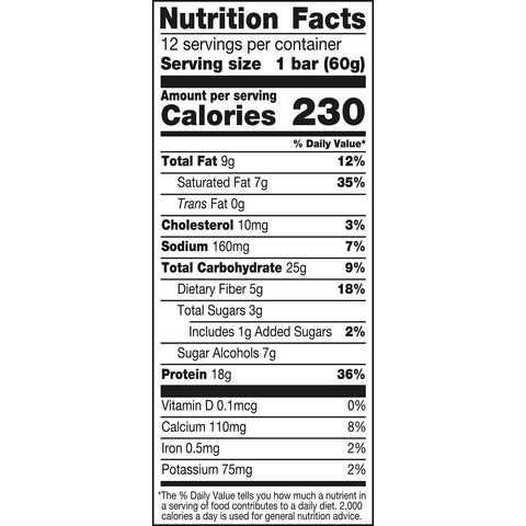 ONE HERSHEY'S Cookies 'n' Creme Flavored Protein Bars, 2.12 oz (12 Count)