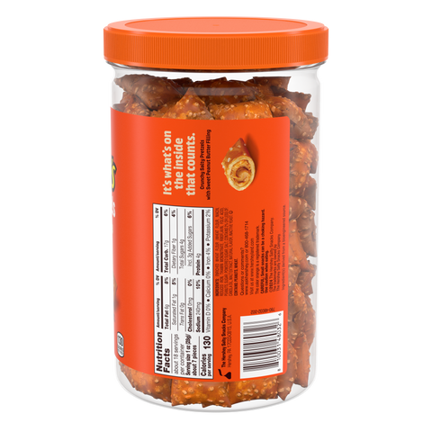 REESE'S Peanut Butter Filled Pretzels Jar,  18 oz