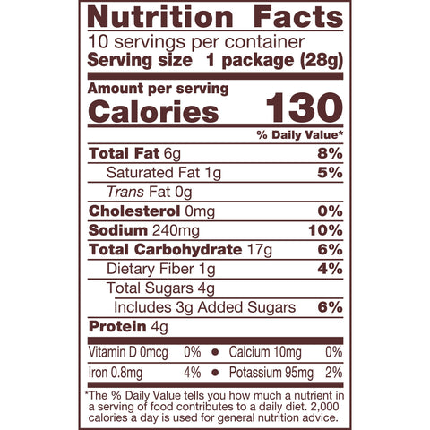 REESE’S Peanut Butter Filled Pretzels Bags, 1 oz. (10 Pack)