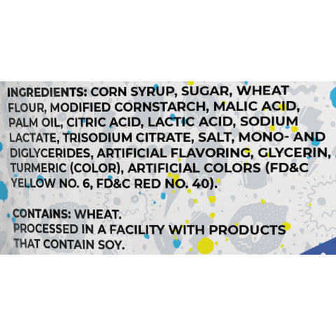 Sour Strips BlueRazz Lemonade Bites Candy Bag, 6.35oz