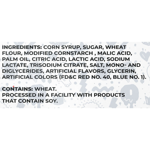 Sour Strips Dreamberry Candy Peg Bag, 3.4oz