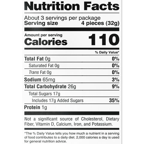 Sour Strips Dreamberry Candy Peg Bag, 3.4oz