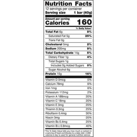 FULFIL Chocolate Salted Caramel Flavored Protein Bars, 1.41 oz (12 Count)
