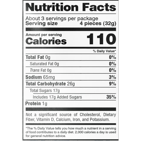 Sour Strips Rainbow Candy Peg Bag, 3.4oz