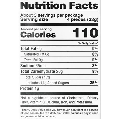 Sour Strips Cotton Candy Peg Bag, 3.4oz