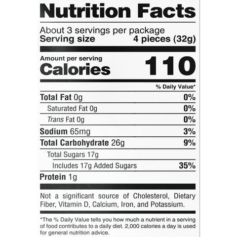 Sour Strips Doubleberry Candy Peg Bag, 3.4oz