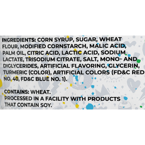 Sour Strips Rainbow Bites Candy Bag, 6.35oz