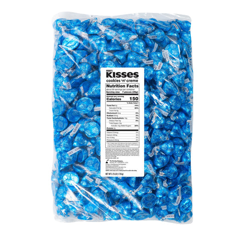 HERSHEY’S KISSES Cookies ‘n’ Creme Candy 3.75 lb Bulk Bag