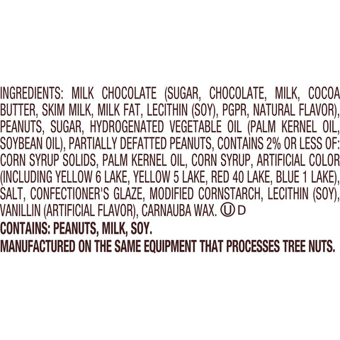 REESE'S PIECES Milk Chocolate Candy Bark with Peanuts Bag, 6 oz