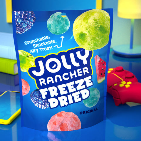JOLLY RANCHER Freeze Dried Original Fruit Flavored Candy  Bag, 3.1 oz